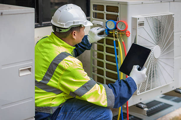 Professional Ac Repair technician working in Marine, IL